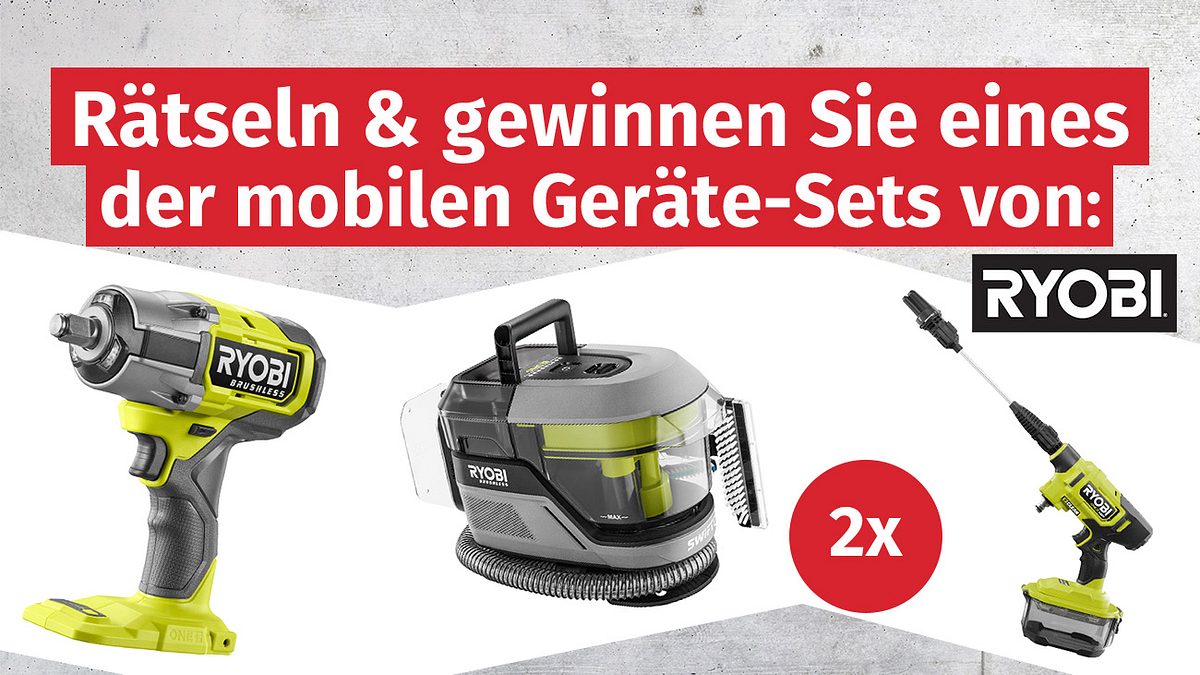 Ryobi-Gewinne Preisrätsel sidm 03/25