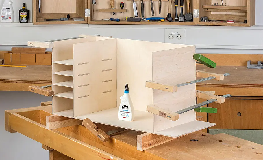 Werktisch-Aufsatz für Bastler selber bauen