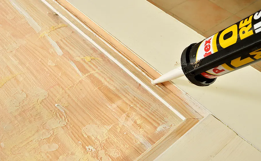 Türe mit Glaseinsatz bauen