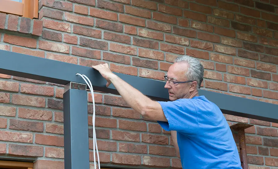Terrassenüberdachung aus Alu und Glas bauen