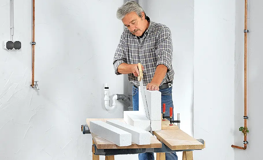 Höhenausgleich für Waschmaschine bauen