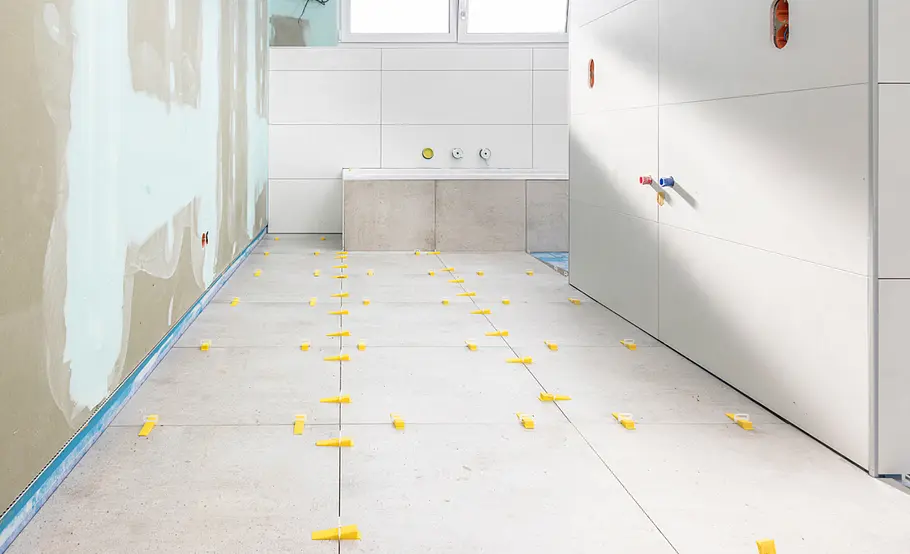 Fliesen im Badezimmer
