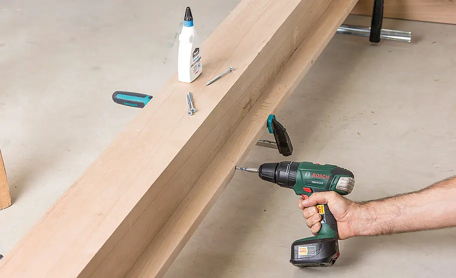 Balkenbett selber bauen
