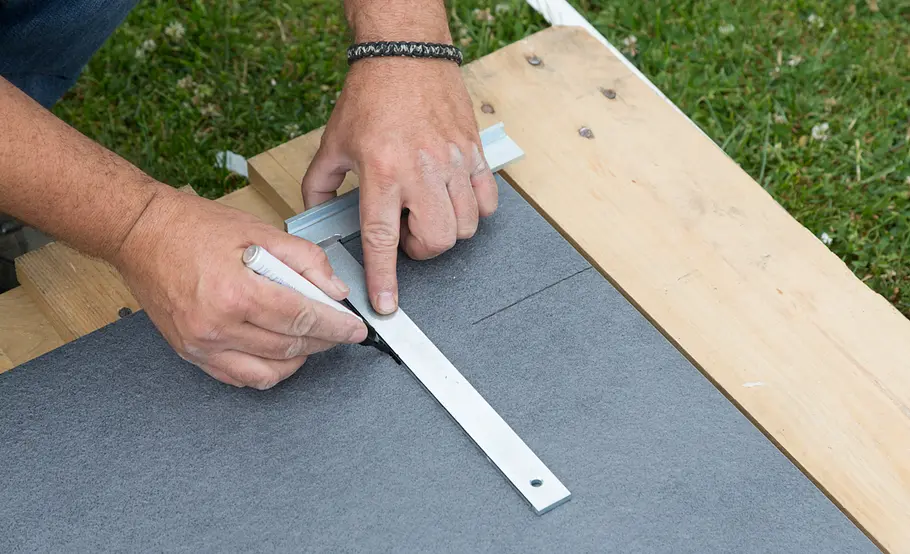 Terrassenüberdachung aus Alu und Glas bauen