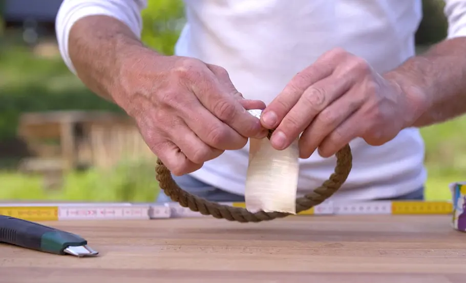 Ring-Wurfspiel aus Holz bauen