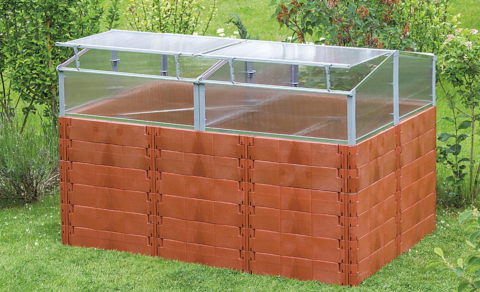 Hochbeet mit Abdeckung selbst.de