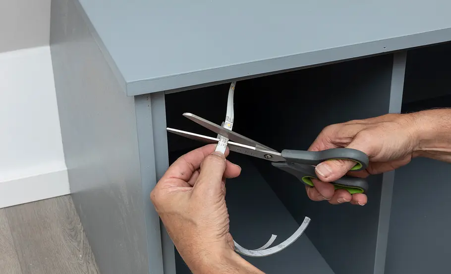 Dachschrägenschrank: Einbau