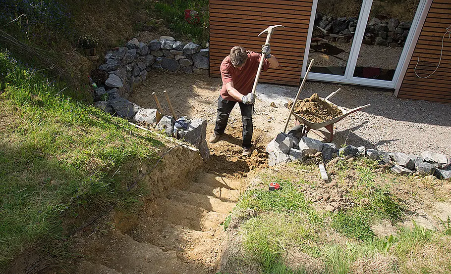 Anleitung: Blockstufen setzen