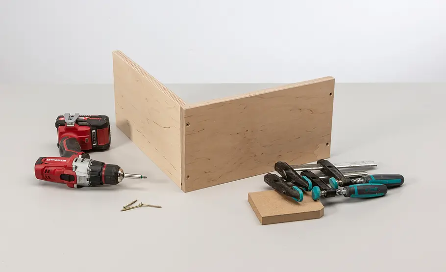 Werkstattschrank mit Maschinenrondell bauen