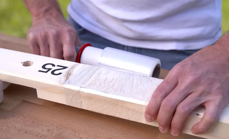 Ring-Wurfspiel aus Holz bauen