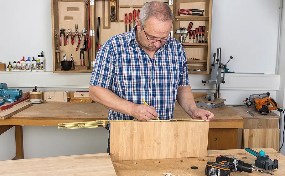 Waschbeckenunterschrank mit Schubladen bauen