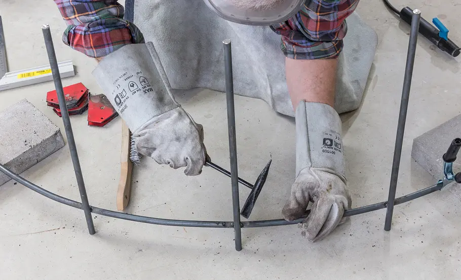 Rankhilfe: Querstreben schweißen