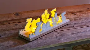 Teelichtständer für Ostern basteln - Foto: sidm / MMM Teelichtständer für Ostern basteln - Foto: sidm / MMM