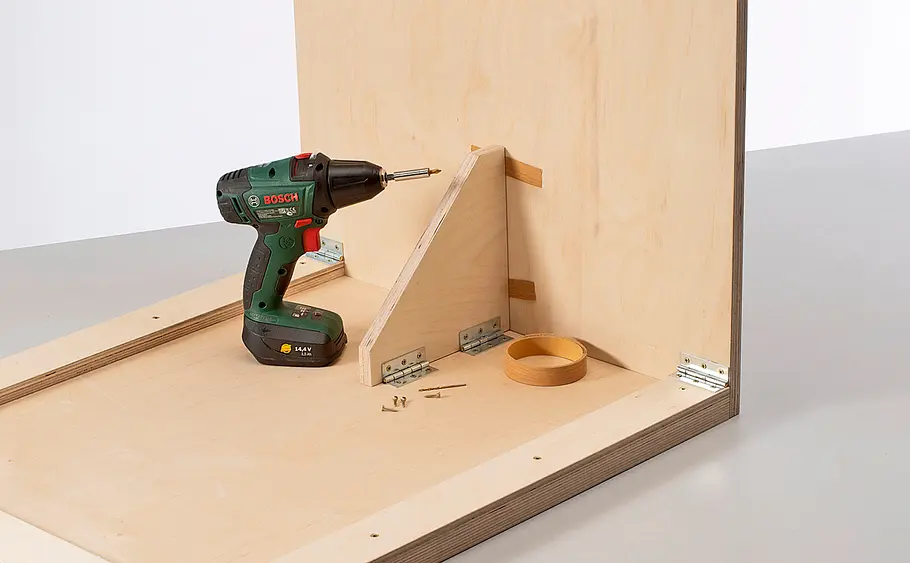 Tisch zum Klappen selber bauen