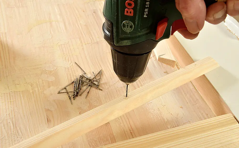 Türe mit Glaseinsatz bauen