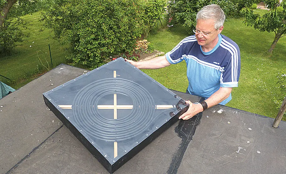 Wasser erwärmen mit Pool Solarheizung