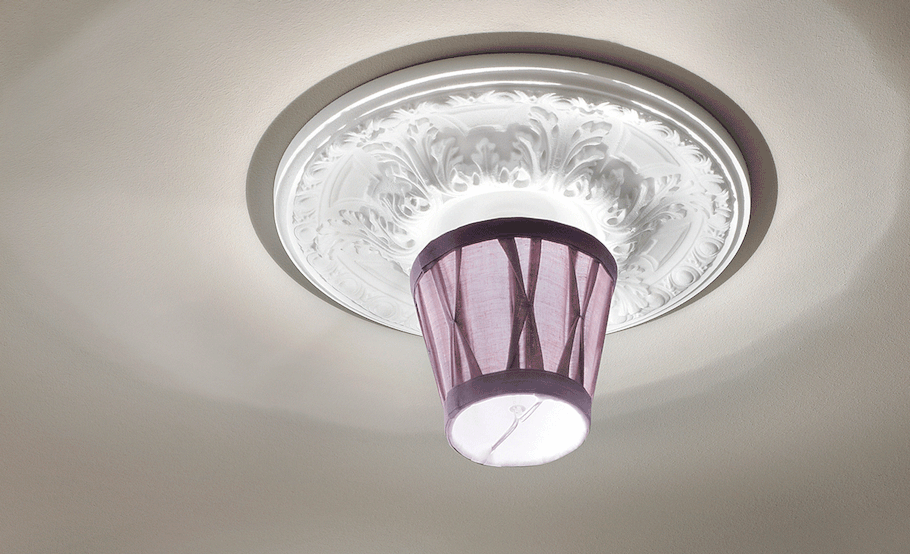 Rosetten an der Decke