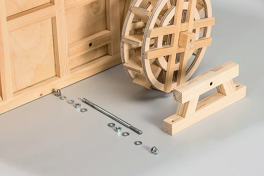 Bauplan: Wassermühle selber bauen