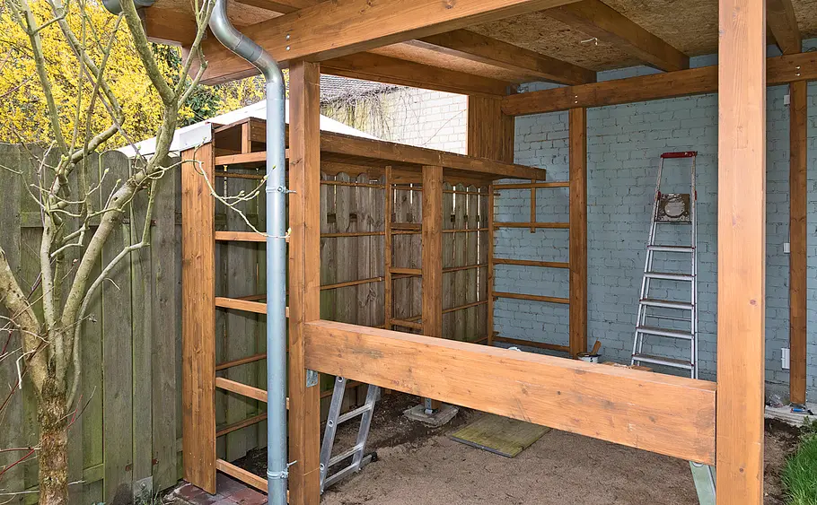 Terrassenüberdachung bauen