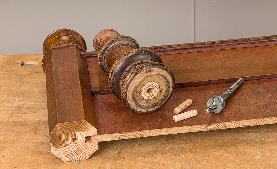 Sessel aus altem Bett bauen