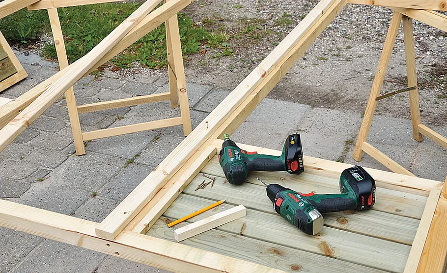 Gewächshaus aus Glas selber bauen