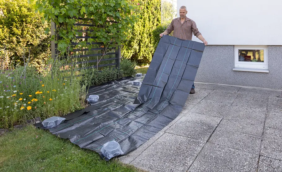 Terrassensanierung: Unkrautschutz