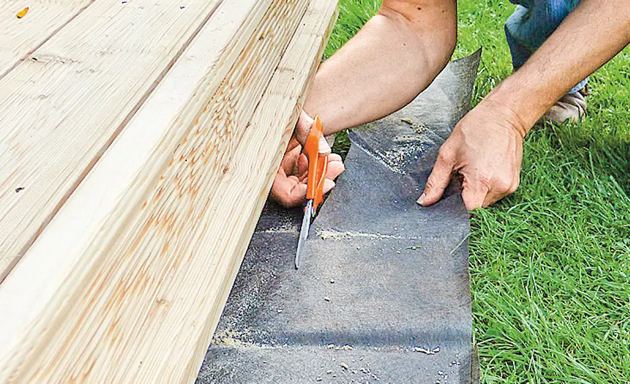 Kleines Sonnendeck selber bauen