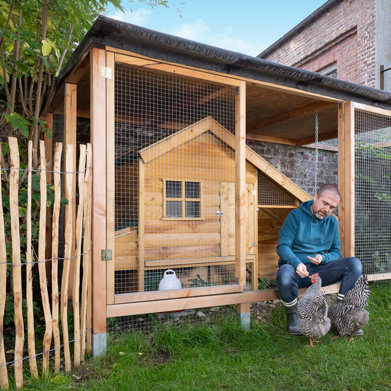 Auengehege fr Hhner bauen | Selbst