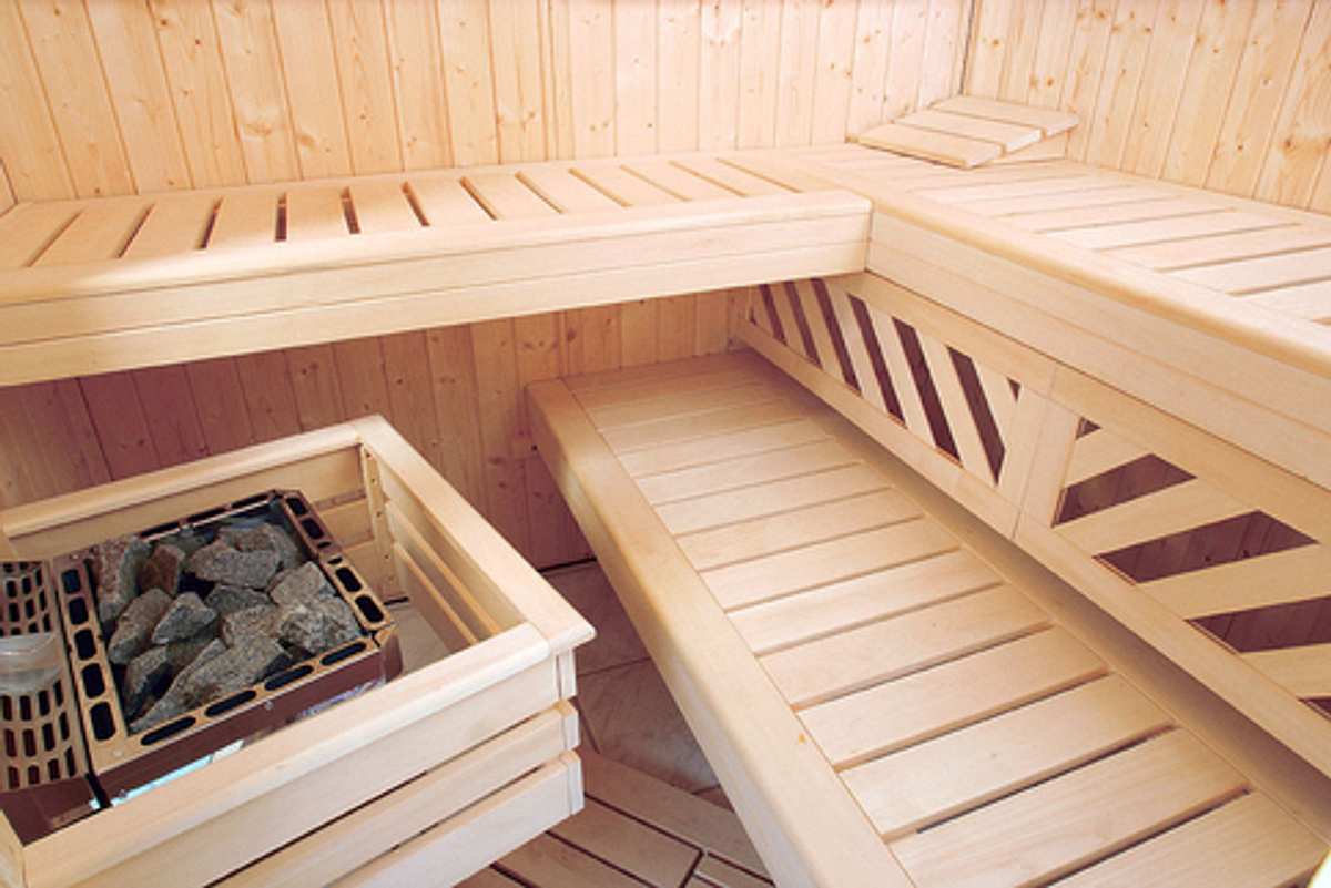 Sauna im Keller