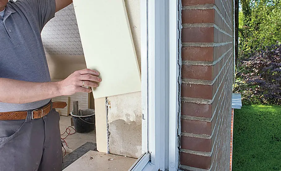 Anleitung: Innenwand dämmen Innendämmung: Fenster