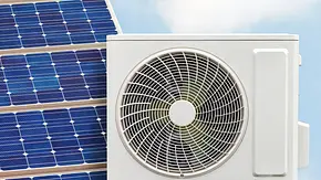 Solarmodul und Wärmepumpe - Foto: iStock / DutchScenery Solarmodul und Wärmepumpe - Foto: iStock / DutchScenery