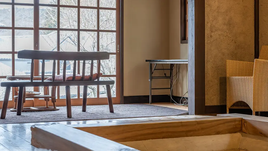 Blick in ein traditionelles asiatisches Wohnzimmer Blick in ein traditionelles asiatisches Wohnzimmer