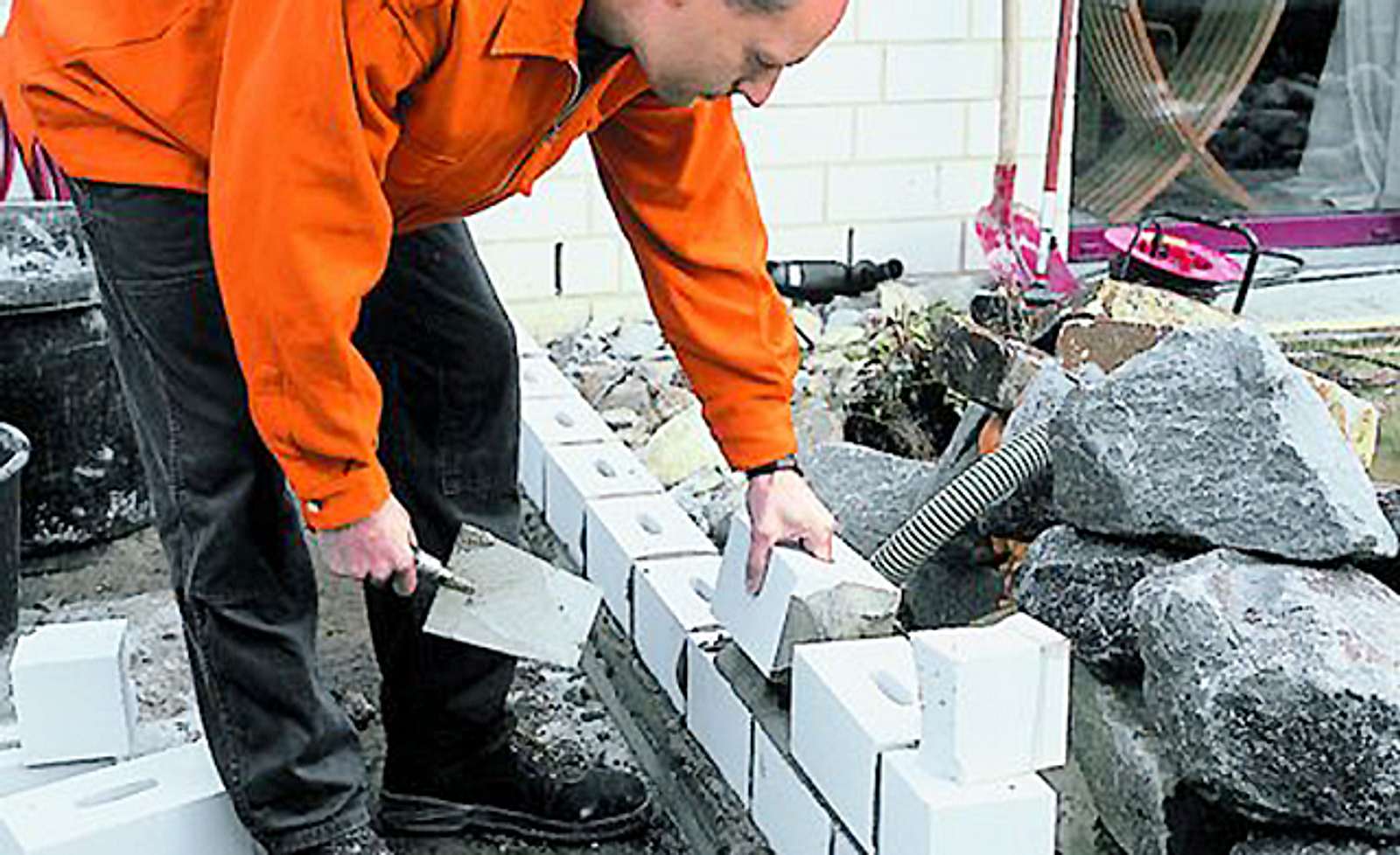 Kalksandstein mauern Anleitung & Kosten selbst.de