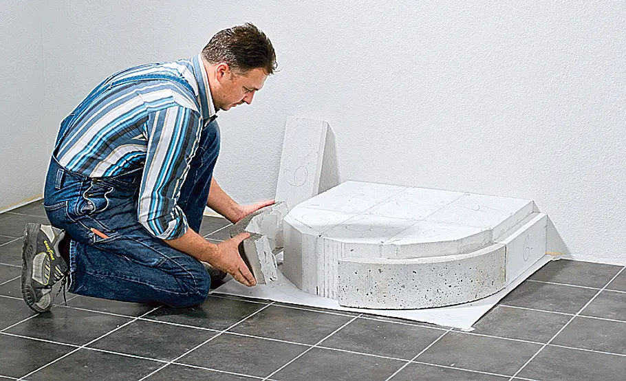 Kachelofen bauen: Schritt 4 von 32 Kachelofen