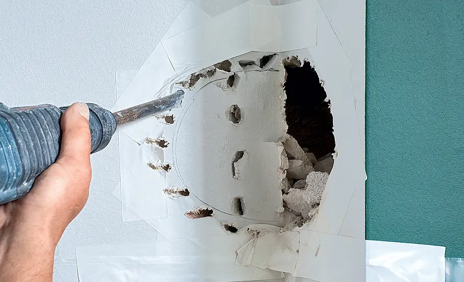 Heizkamin einbauen: Schritt 5 von 25 Heizkamin