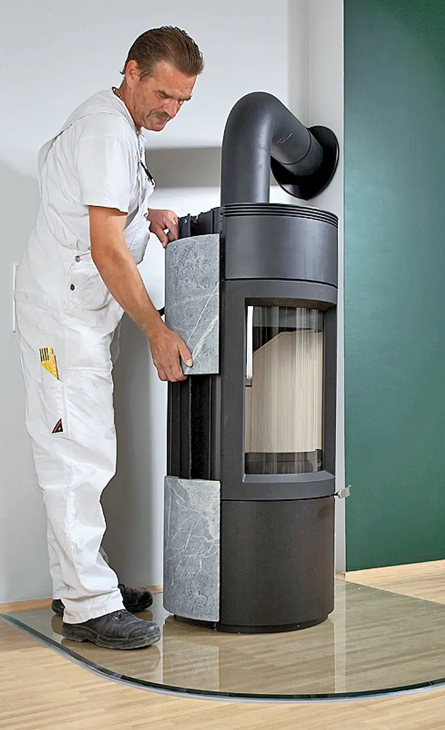 Heizkamin einbauen: Schritt 23 von 25 Heizkamin