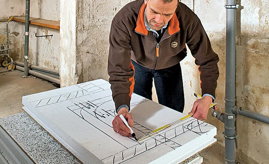 Kellerdeckendämmung: Schritt 4 von 20 Kellerdeckendämmung