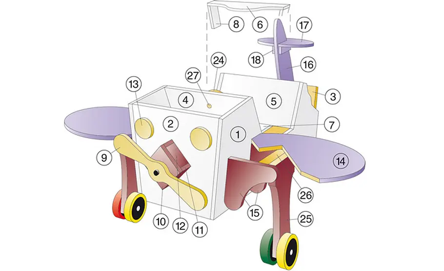 Kinder-Spieltisch Kinder-Spieltisch: Zeichnung