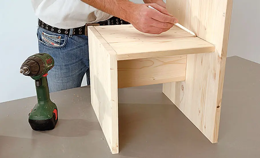Kinder-Möbel bauen: Tisch & Stuhl Stuhl bauen