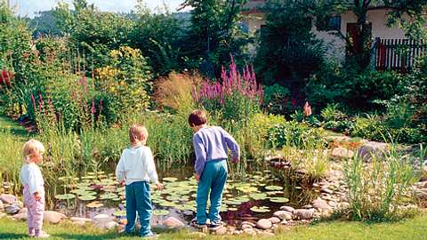 Kindersicherer Gartenteich  | selbst.de