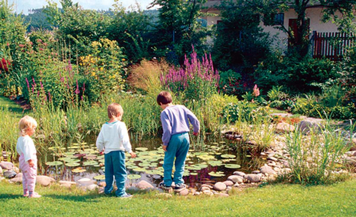 Der kindersichere Gartenteich