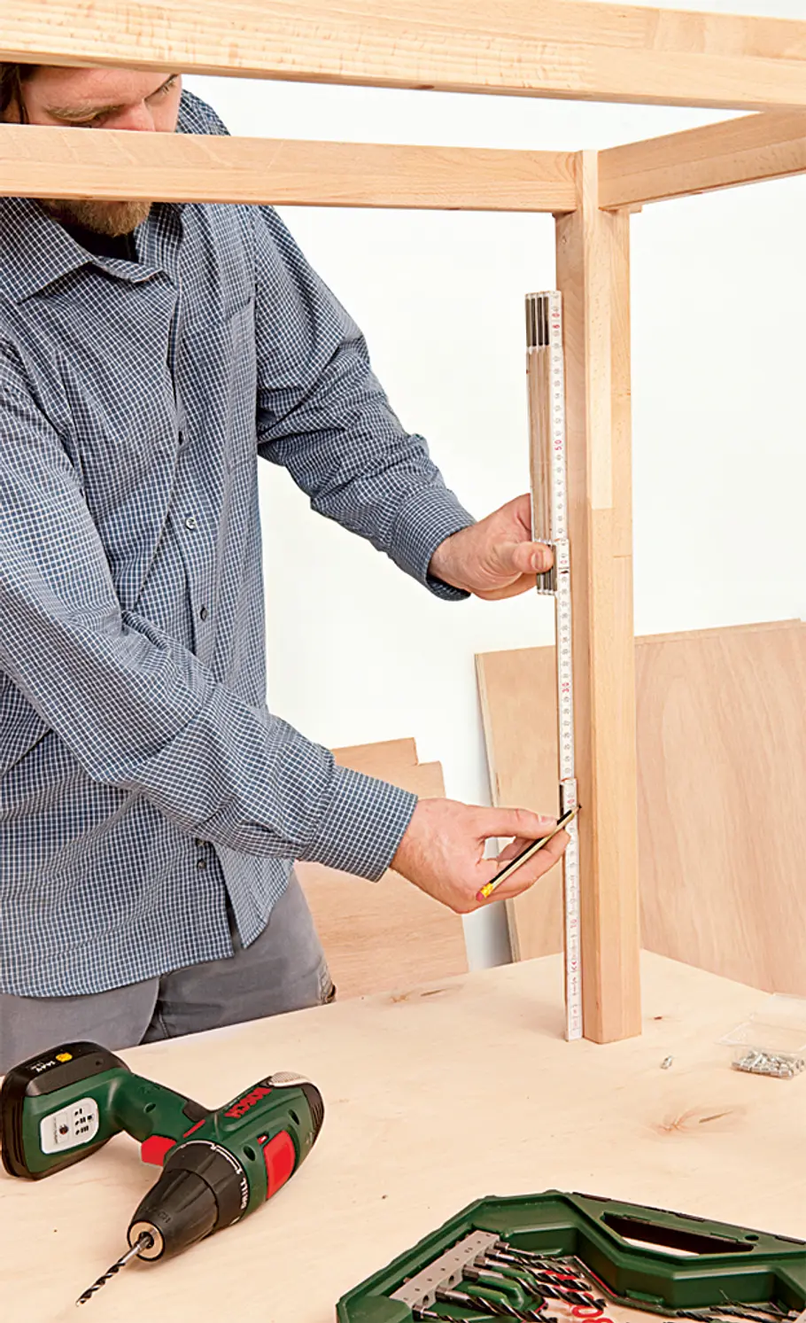Campingtisch aus Holz bauen Campingtisch