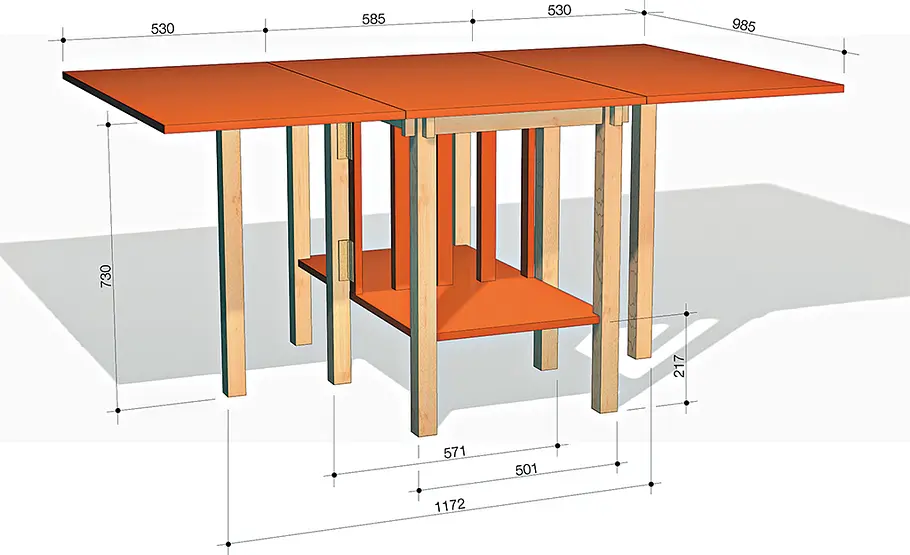Campingtisch aus Holz bauen Campingtisch