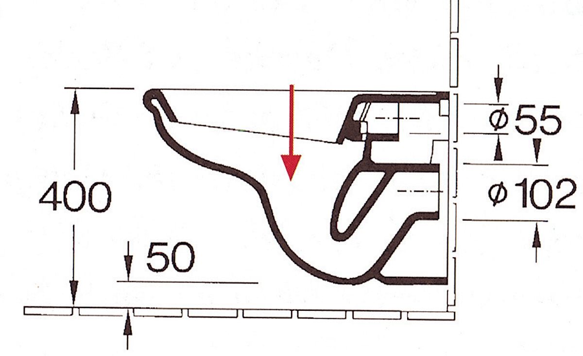 Tiefspül-WC