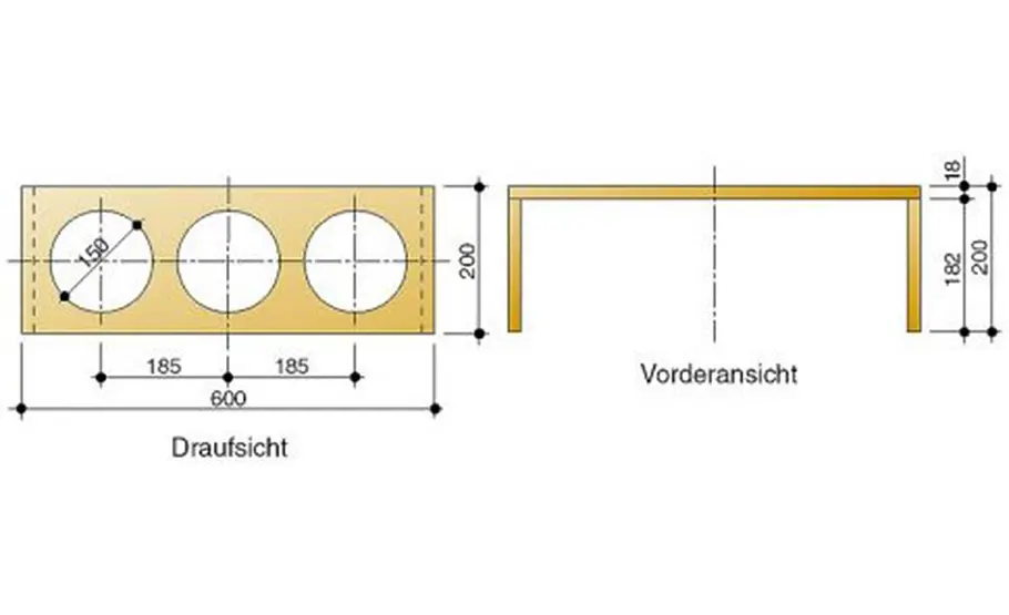 Kräutertopf-Bank Kräuterregal Küche