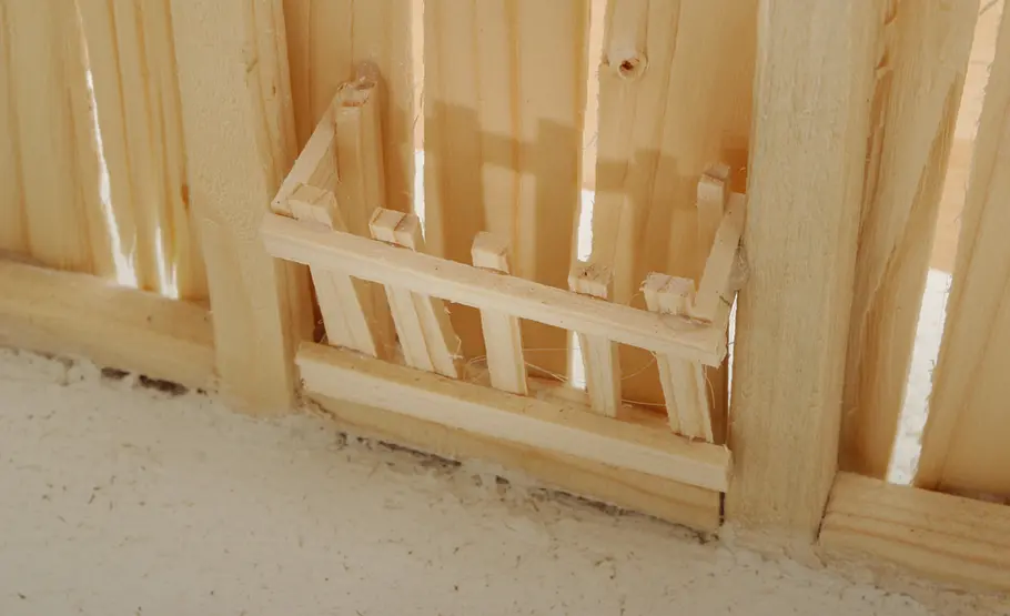Futterraufe bauen