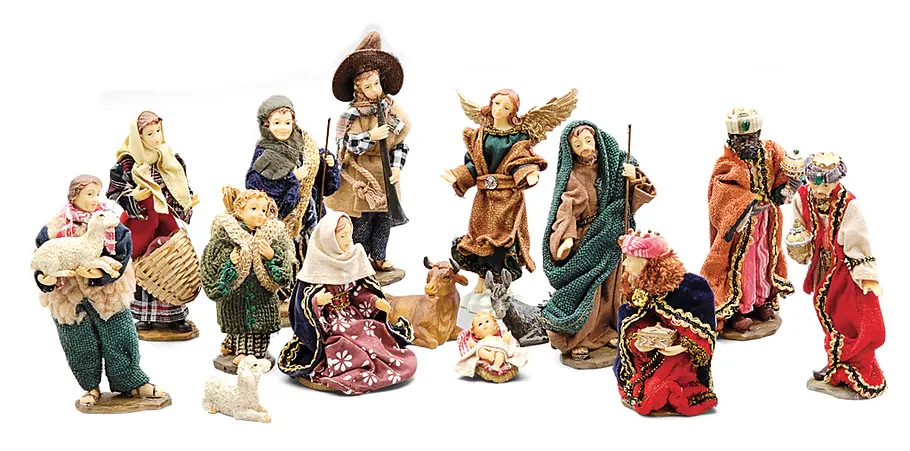 Stallkrippe bauen: Schritt 53 von 53 Krippenfiguren schnitzen