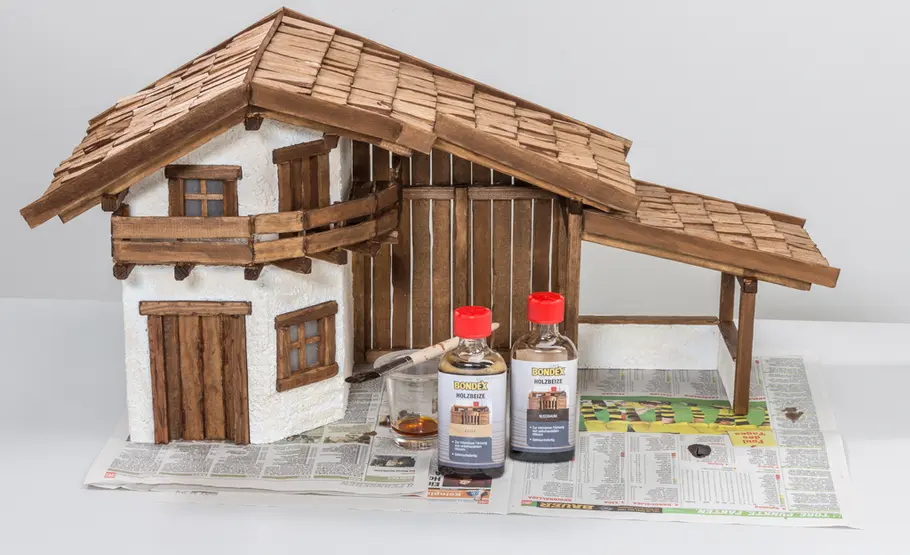 Bauplan: Bergkrippe Krippenstall