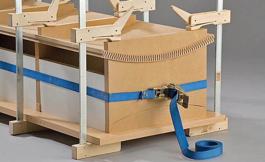 Standboxen selber bauen Biege-MDF aufdoppeln