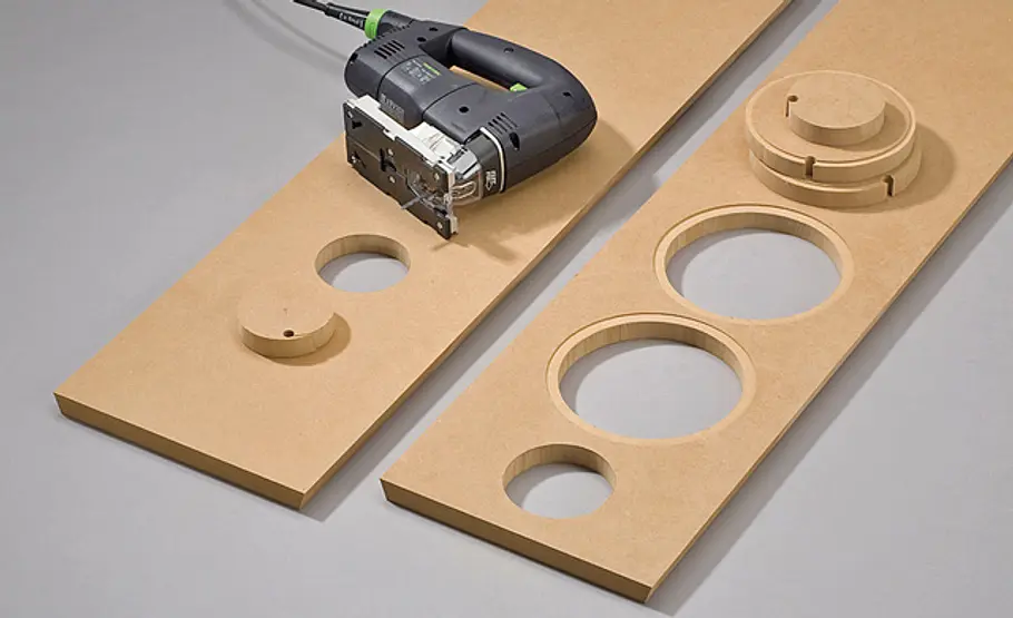 Standboxen selber bauen Chassis-Öffnung schneiden
